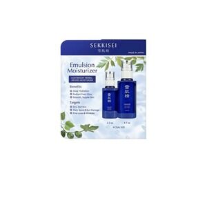 SEKKISEI Emulsion Moisturizer 2 Bottles Set 4.7oz & 2.3oz